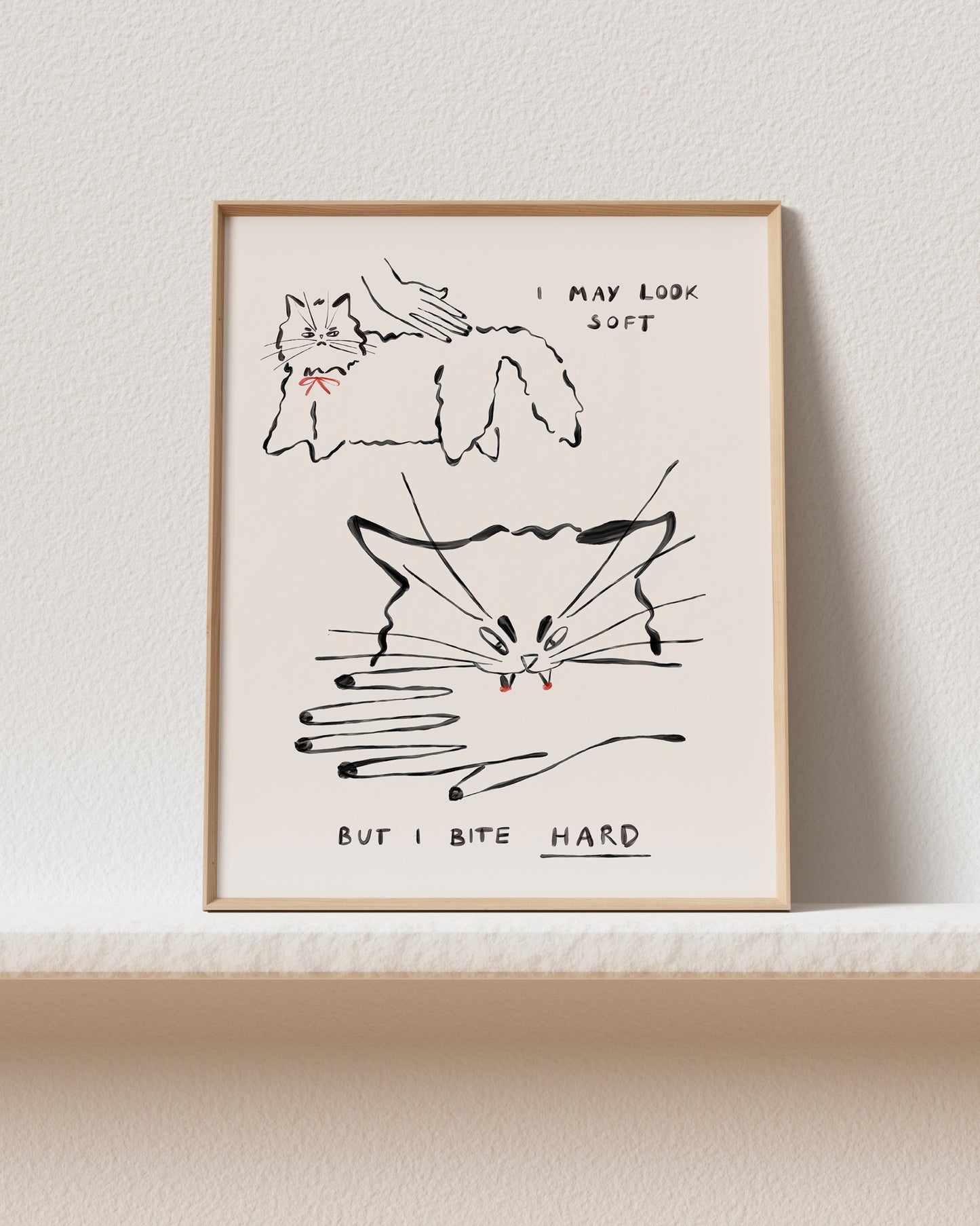 I Bite Hard Art Print