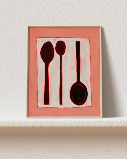 Spoons Art Print