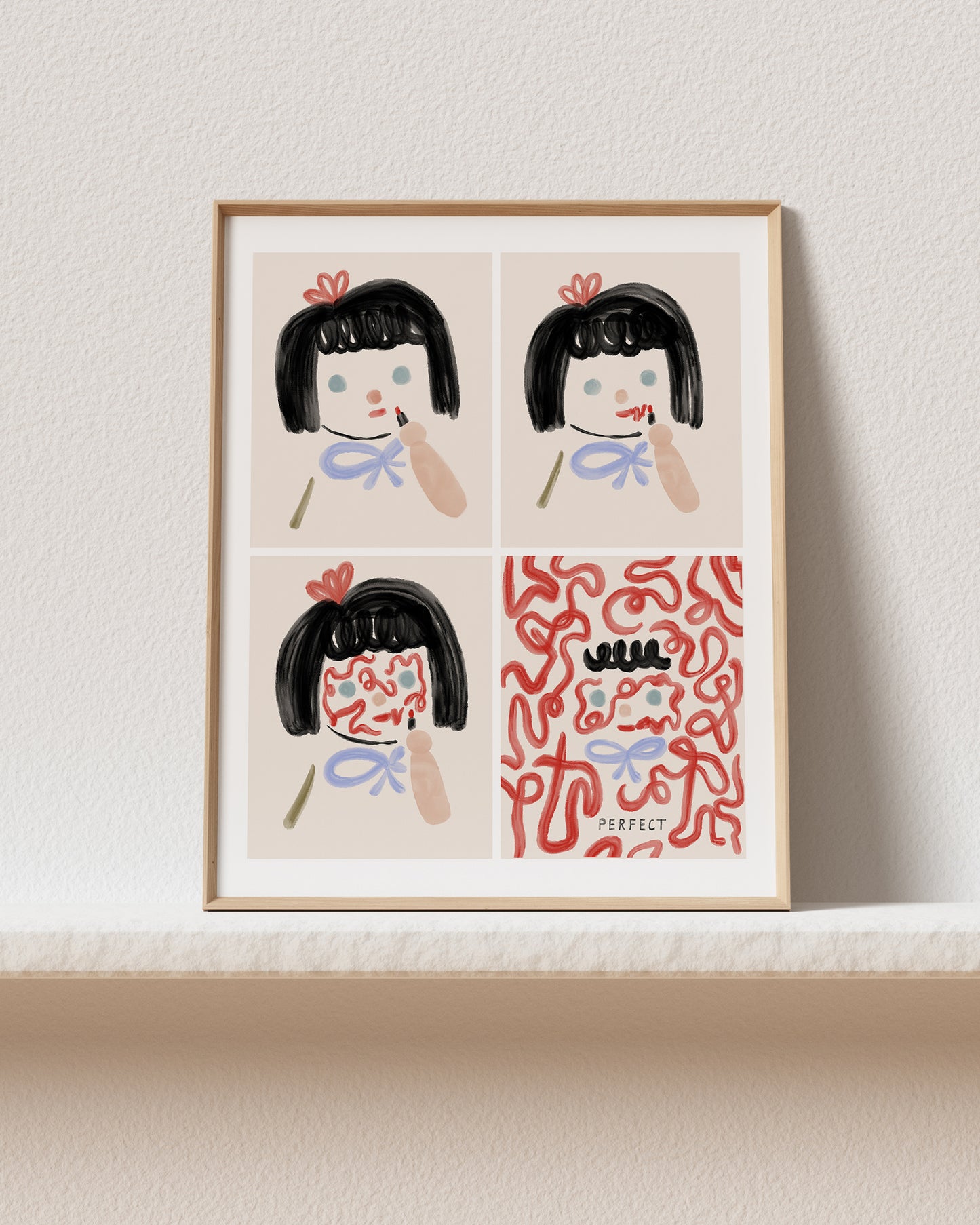 Lipstick Art Print
