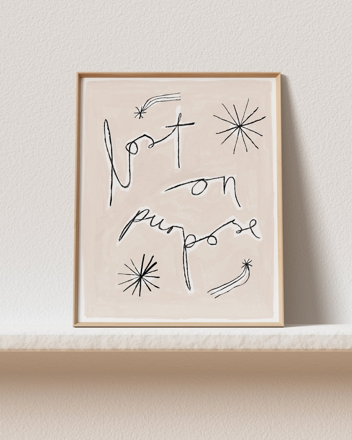 Lost On Purpose Art Print