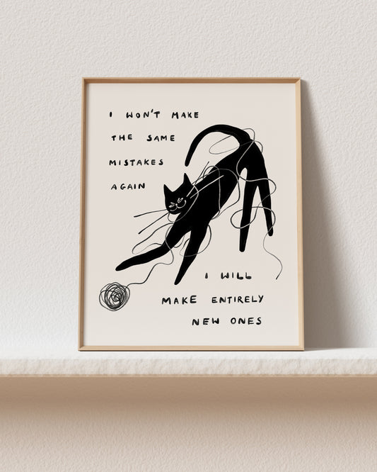 New Mistakes Art Print