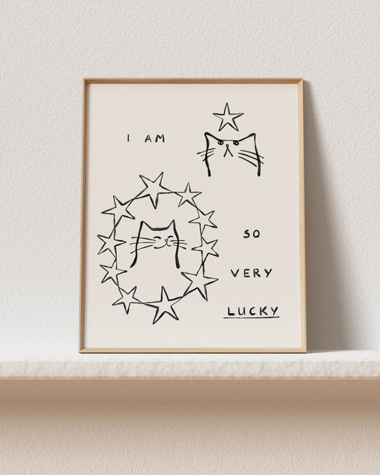 So Very Lucky Art Print