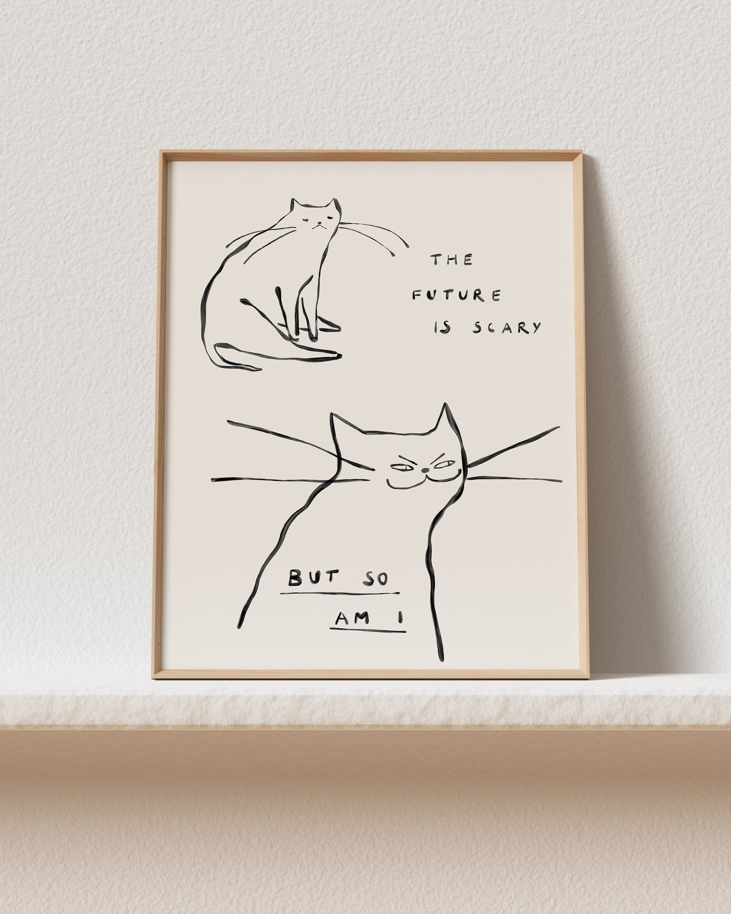 The Future Is Scary Art Print