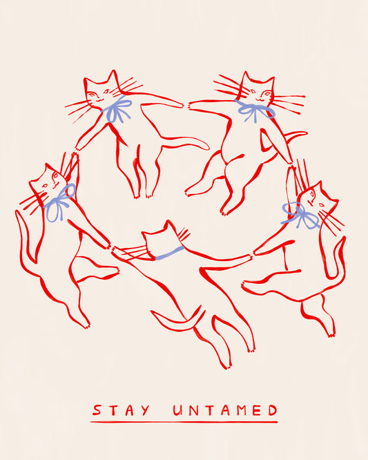Stay Untamed - Red