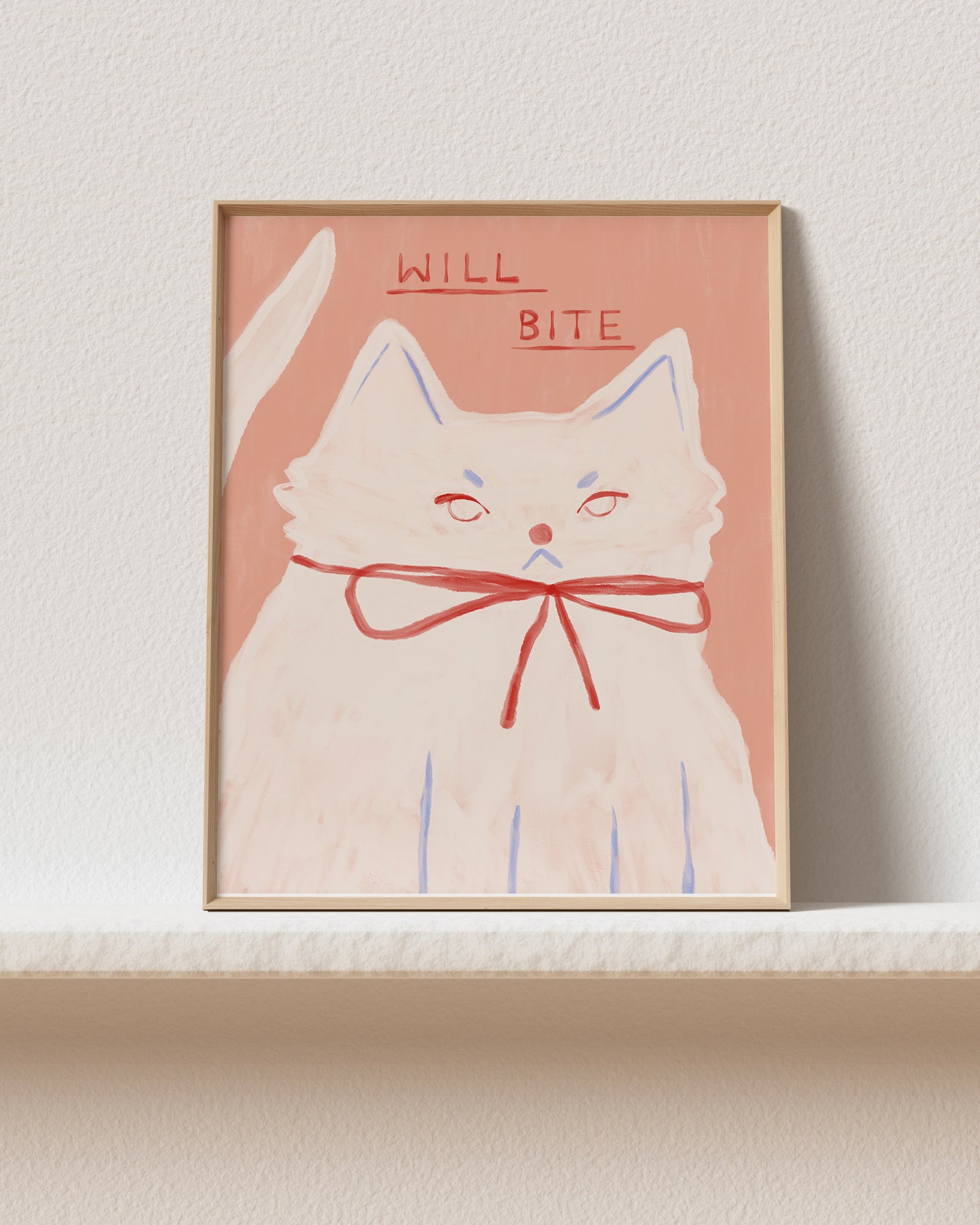 Will Bite Art Print