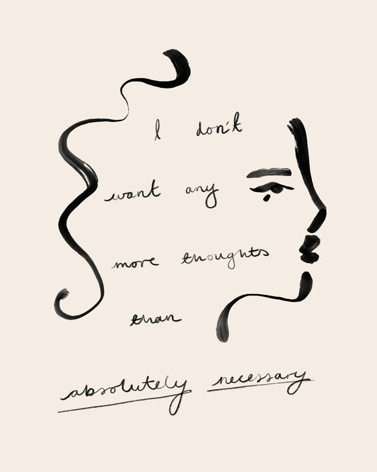 Absolutely Necessary Art Print