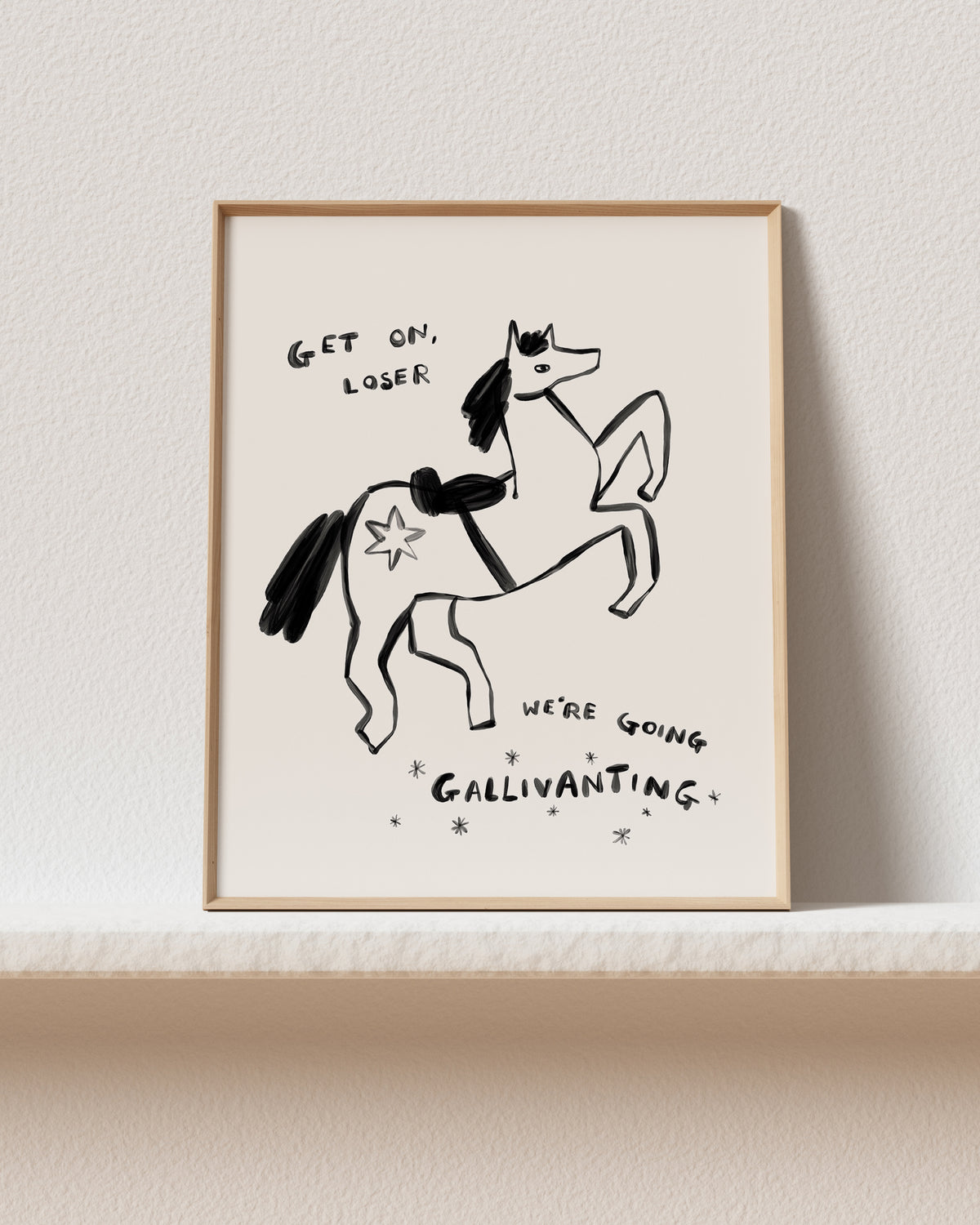 Gallivanting Art Print