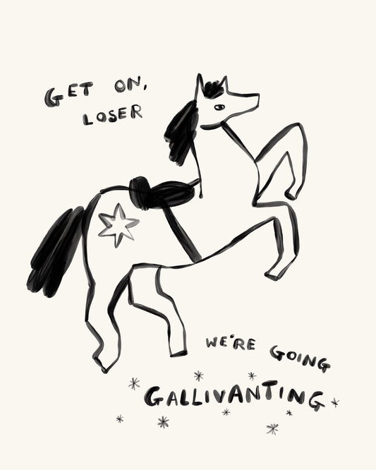 Gallivanting Art Print