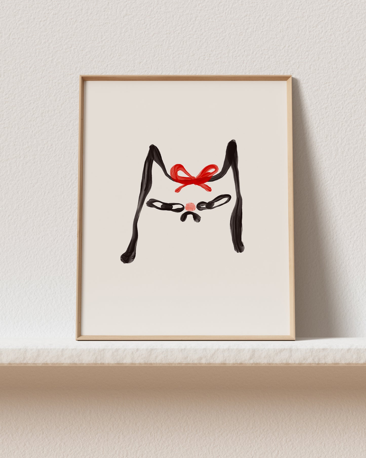 Cute But Grumpy Art Print
