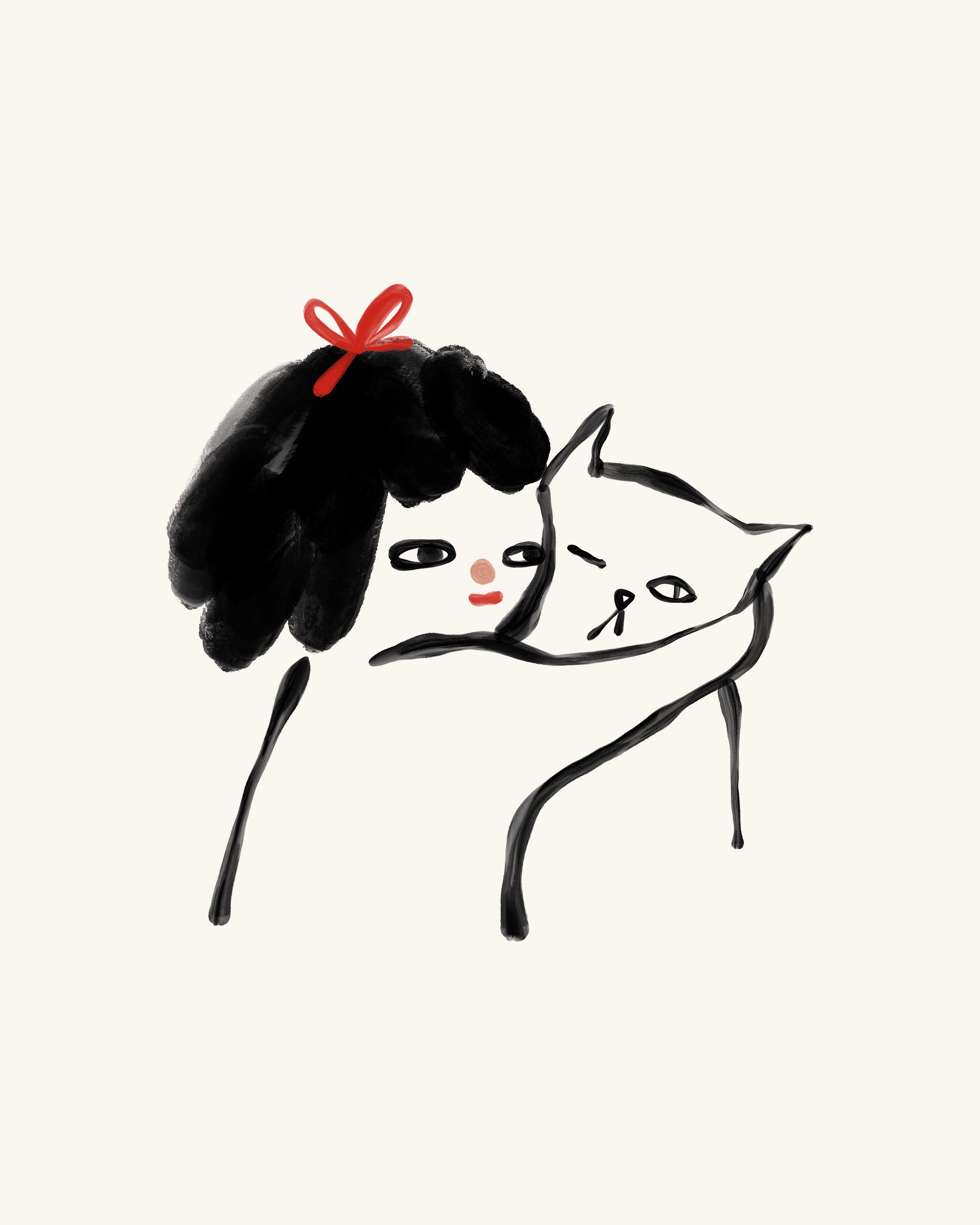 Hug Art Print – Kit Agar
