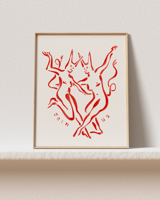 Join Us Art Print