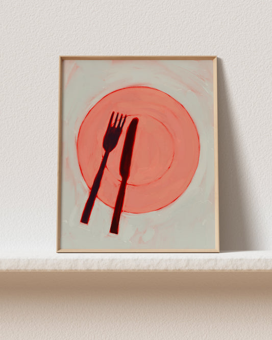Plate Art Print