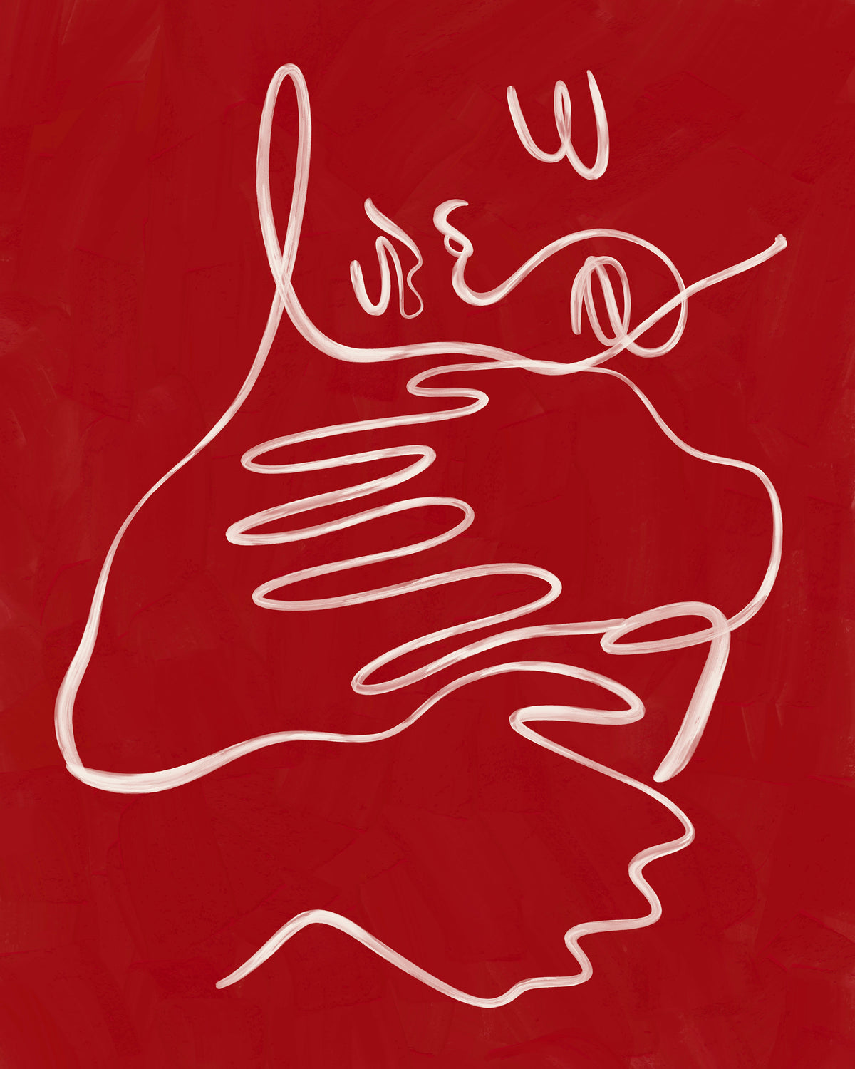 Rouge No.2  Art Print