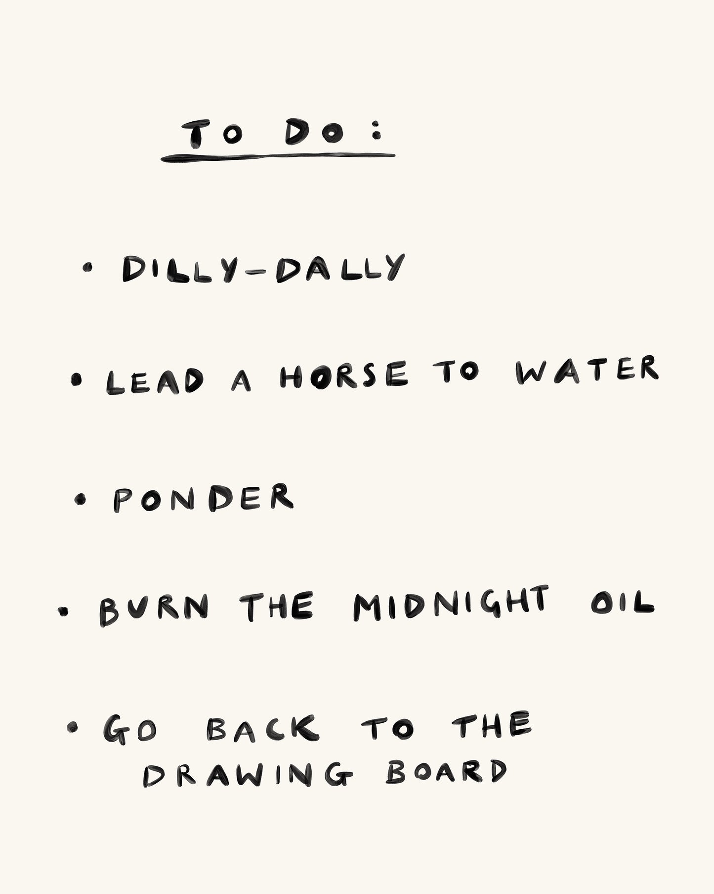 TO DO: No.2 Art Print