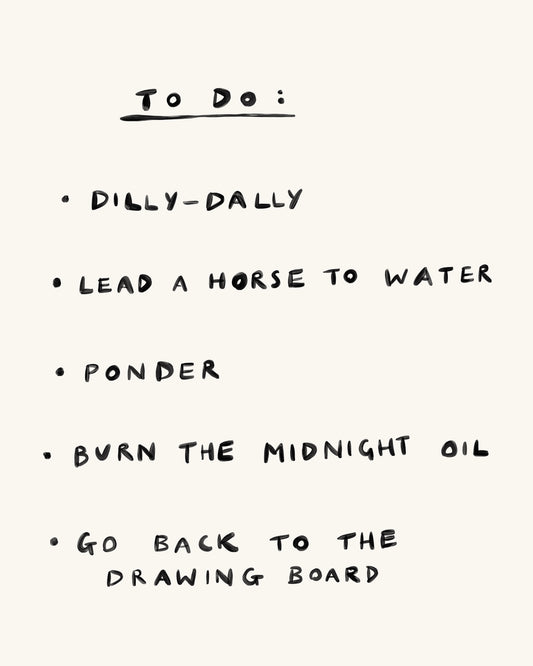 TO DO: No.2 Art Print