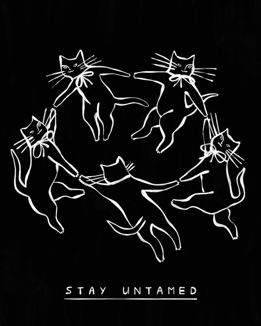 Stay Untamed - Black