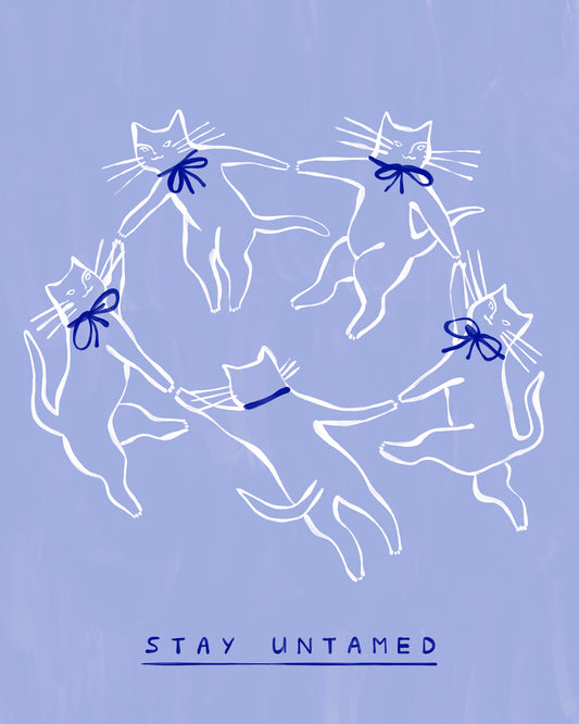 Stay Untamed - Blue